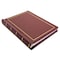 Wilson Jones Binder for Corporation Minutes, 3 Posts, 2" Capacity, 11 x 8.5, Red w/Gold Trim WLJ39611 - alternate 2